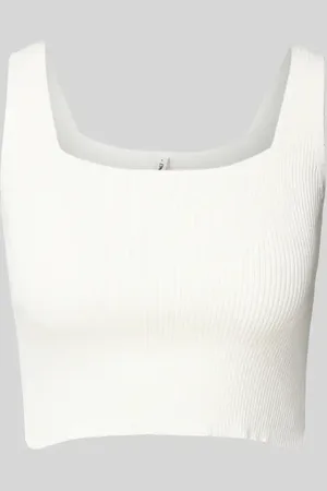 ONLY Slim Fit Tank Top in Rippoptik Modell 