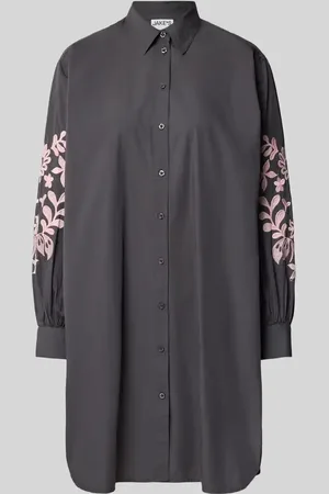 Jake*s Knielanges Hemdblusenkleid mit Stitchings in , Größe 34