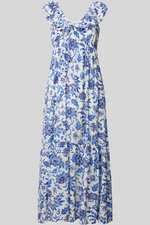 MANGO Midikleid mit Rüschen Modell 