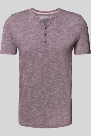 McNeal T-Shirt mit kurzer Knopfleiste in , Größe L