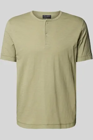 Marc O’ Polo Regular Fit Henley-Shirt aus reiner Baumwolle in , Größe XL