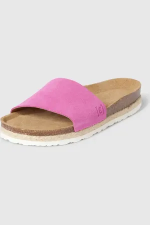 Espadrij Ledersandalette mit Logo-Prägung Modell 