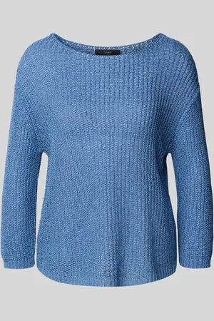 Oui Strickpullover mit U-Boot-Ausschnitt in , Größe 34