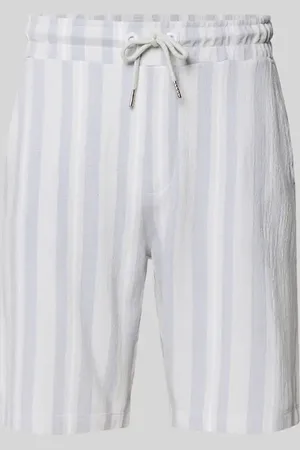 Lindbergh Relaxed Fit Shorts mit Strukturmuster Modell 