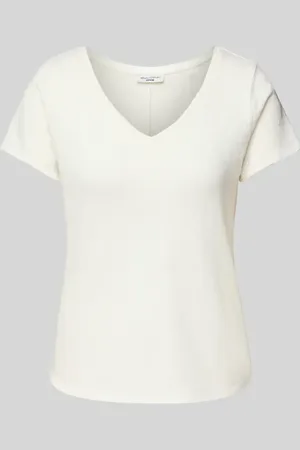 Marc O’ Polo T-Shirt mit abgerundetem V-Ausschnitt in , Größe L