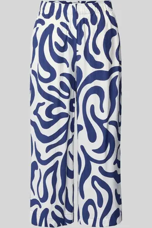 MANGO Straight Leg Stoffhose mit elastischem Bund Modell 