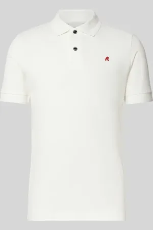 Replay Regular Fit Poloshirt mit Logo-Stitching in , Größe L