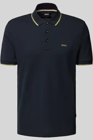 HUGO BOSS Regular Fit Poloshirt mit Label-Print Modell 