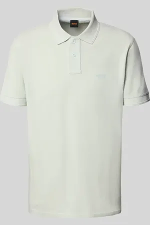 HUGO BOSS Slim Fit Poloshirt mit Label-Print Modell 