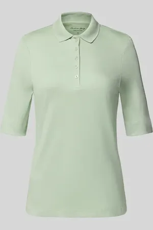 Christian Berg Poloshirt mit kurzer Knopfleiste in , Größe 36