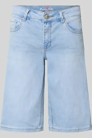 Buena Vista Wide Leg Jeansshorts im 5-Pocket-Design Modell 