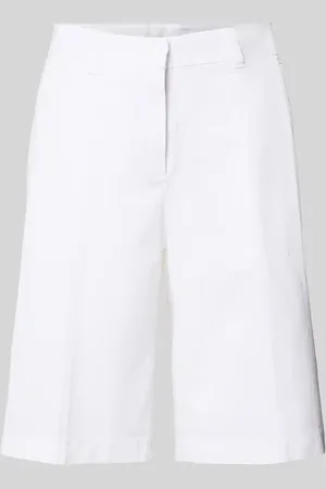Cambio Wide Leg Shorts mit Bügelfalten Modell 