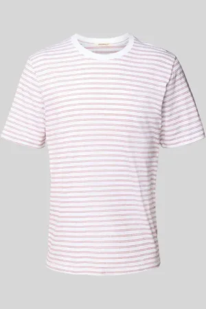 JACK & JONES T-Shirt mit geripptem Rundhalsausschnitt in , Größe L