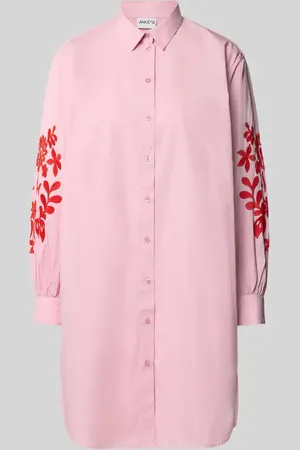 Jake*s Knielanges Hemdblusenkleid mit Stitchings in , Größe 34