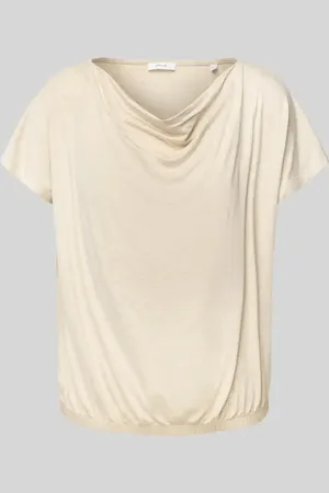 Opus T-Shirt mit Wasserfall-Ausschnitt Modell 