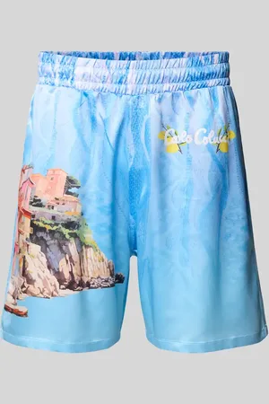 Carlo Colucci Oversized Shorts mit elastischem Bund in , Größe L
