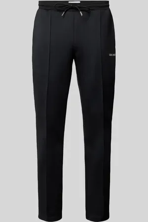 Les Deux Sweatpants mit Logo-Print Modell 