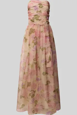 Max Mara Maxikleid aus Seide in trägerlosem Design Modell 