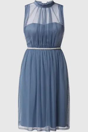 ESPRIT Cocktailkleid aus Tüll mit Zierperlen in , Größe L
