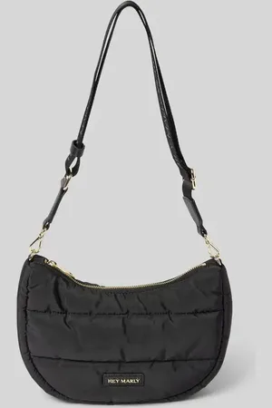 HEY MARLY Handtasche mit Label-Badge Modell 