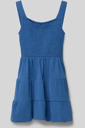 MANGO Kleid im Stufen-Look mit Smok-Details in , Größe 128