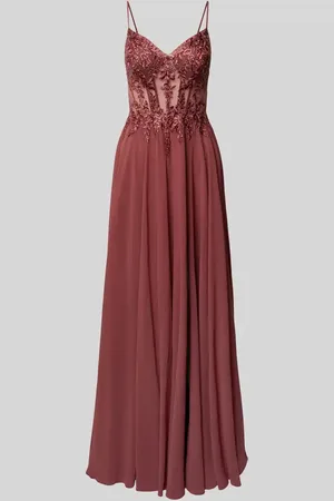 Luxuar Abendkleid mit Ziersteinbesatz in , Größe 32