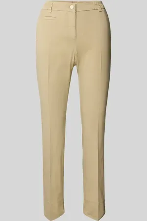 Cambio Skinny Fit Stoffhose mit Bügelfalten Modell 