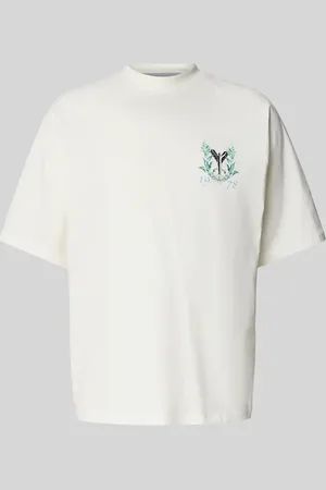 Carlo Colucci Oversized T-Shirt mit Label-Print in , Größe L