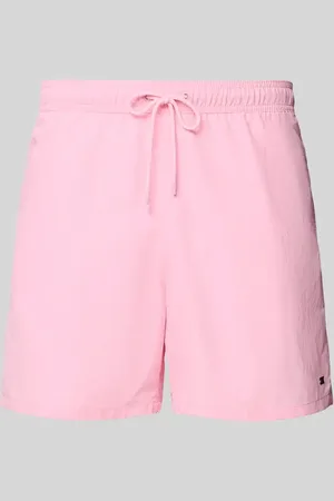 Tommy Hilfiger Regular Fit Badeshorts mit Logo-Stitching in , Größe L