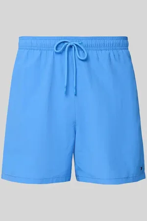 Tommy Hilfiger Regular Fit Badeshorts mit Logo-Stitching in , Größe L