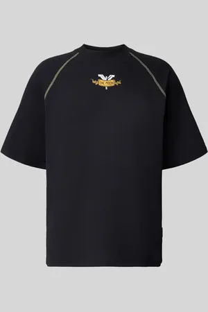 Carlo Colucci Oversized T-Shirt mit Label-Print in , Größe L