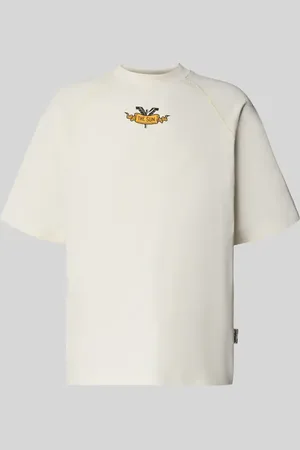Carlo Colucci Oversized T-Shirt mit Label-Print in , Größe L
