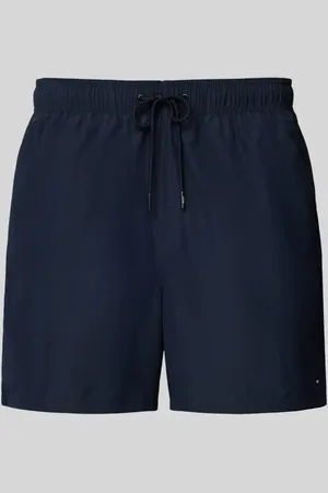 Tommy Hilfiger Regular Fit Badeshorts mit Label-Bund in , Größe L