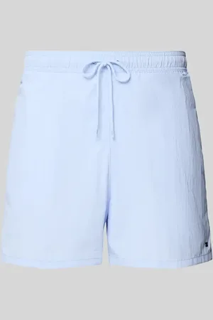 Tommy Hilfiger Regular Fit Badeshorts mit Logo-Stitching in , Größe L