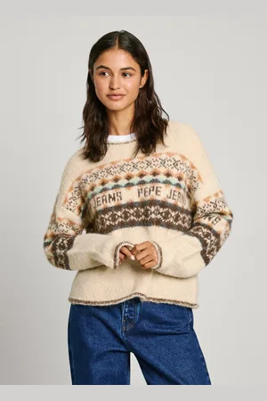 Pepe Jeans Pullover strick fairisle rundausschnitt