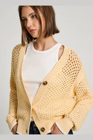 Pepe Jeans Cardigan strick durchbrochen