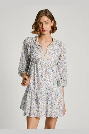 Pepe Jeans Kleid kurz paisley-muster