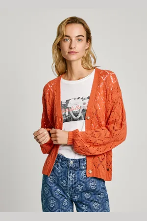 Pepe Jeans Cardigan strick durchbrochen