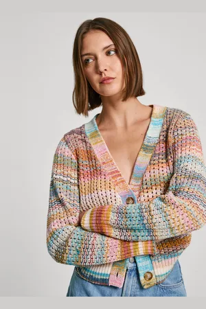 Pepe Jeans Cardigan strick durchbrochen