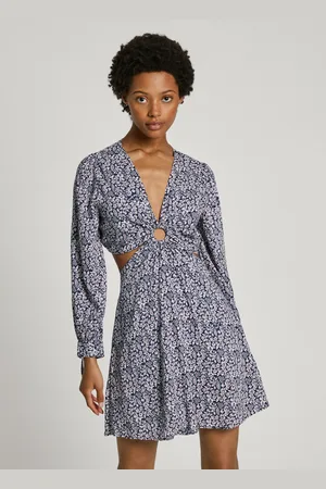 Pepe Jeans Kleid lang blumenmuster