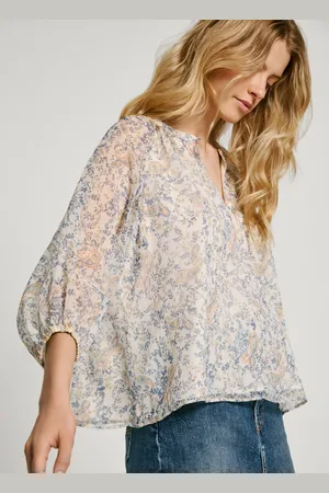 Pepe Jeans Bluse chiffon blumenmuster
