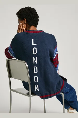 Pepe Jeans Cardigan gesticktes logo