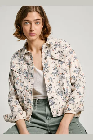 Pepe Jeans Jacke denim paisley-muster regular fit