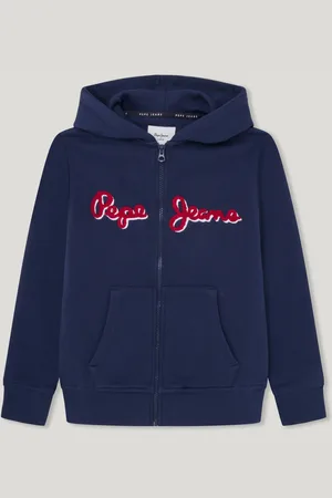 Pepe Jeans Hoodie reissverschluss und kapuze