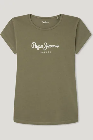 Pepe Jeans T-shirt logodruck glitzer