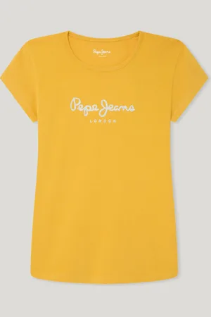 Pepe Jeans T-shirt logodruck glitzer