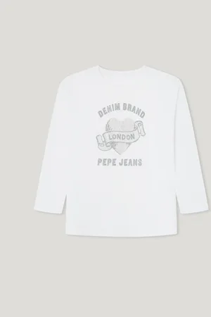 Pepe Jeans T-shirt langarm strass-design