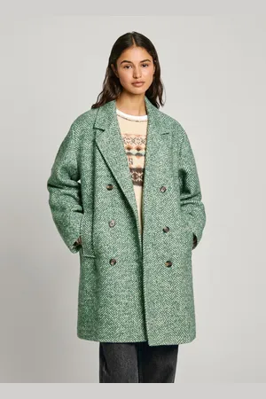 Pepe Jeans Mantel fischgrätmuster