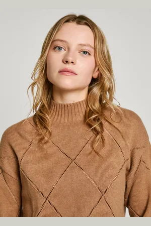 Pepe Jeans Pullover rauten perkins-kragen