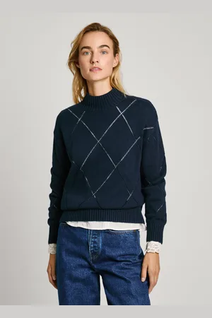 Pepe Jeans Pullover rauten perkins-kragen